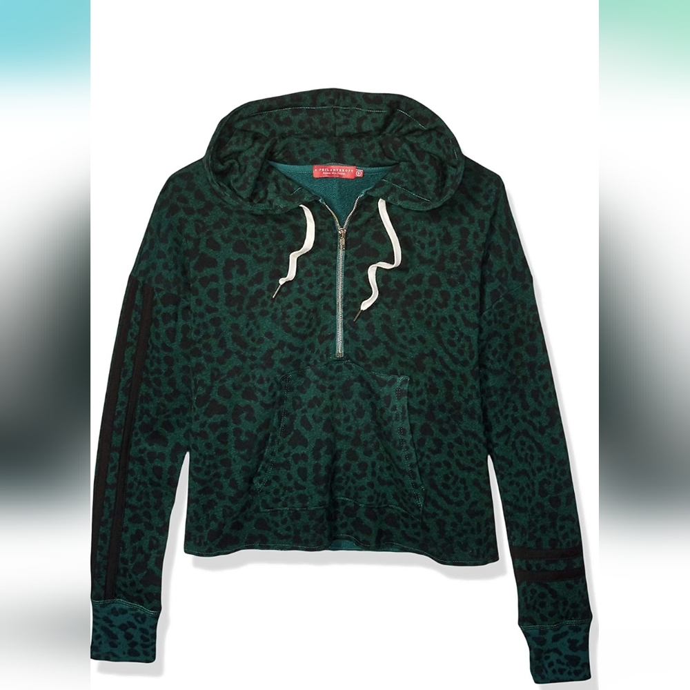 n: Philanthropy Green Cheetah hoodie